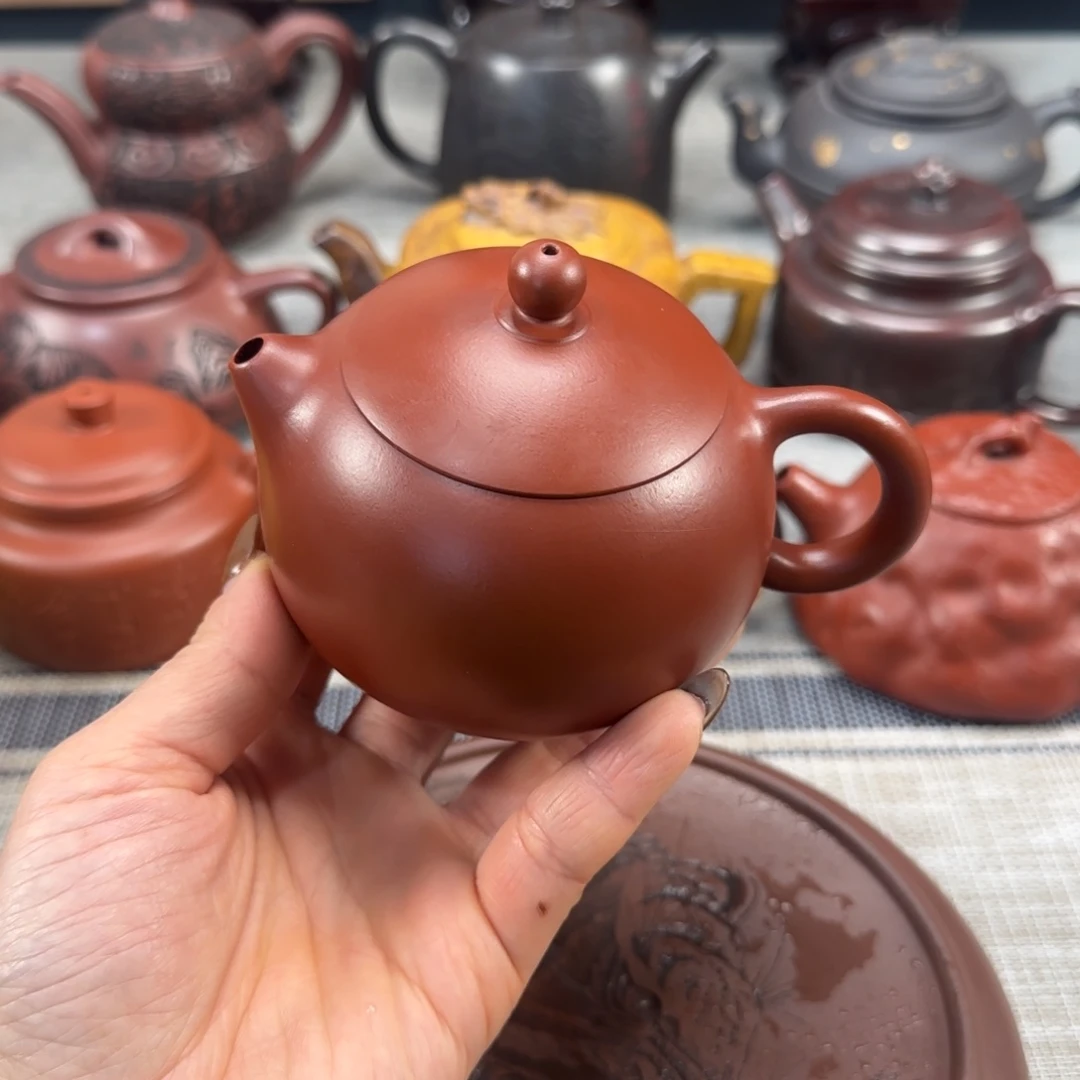 茶壶紫砂紫砂紫色紫砂