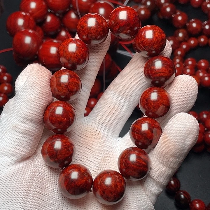 小叶紫檀手串/手链1.8爆满360度葡萄瘿子瘤疤