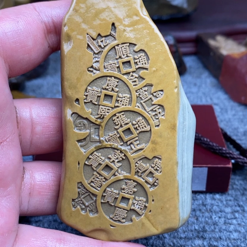 【闪购商品】原石雕刻手把件