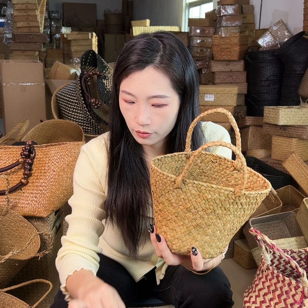 草编包/草编收纳盒微瑕疵