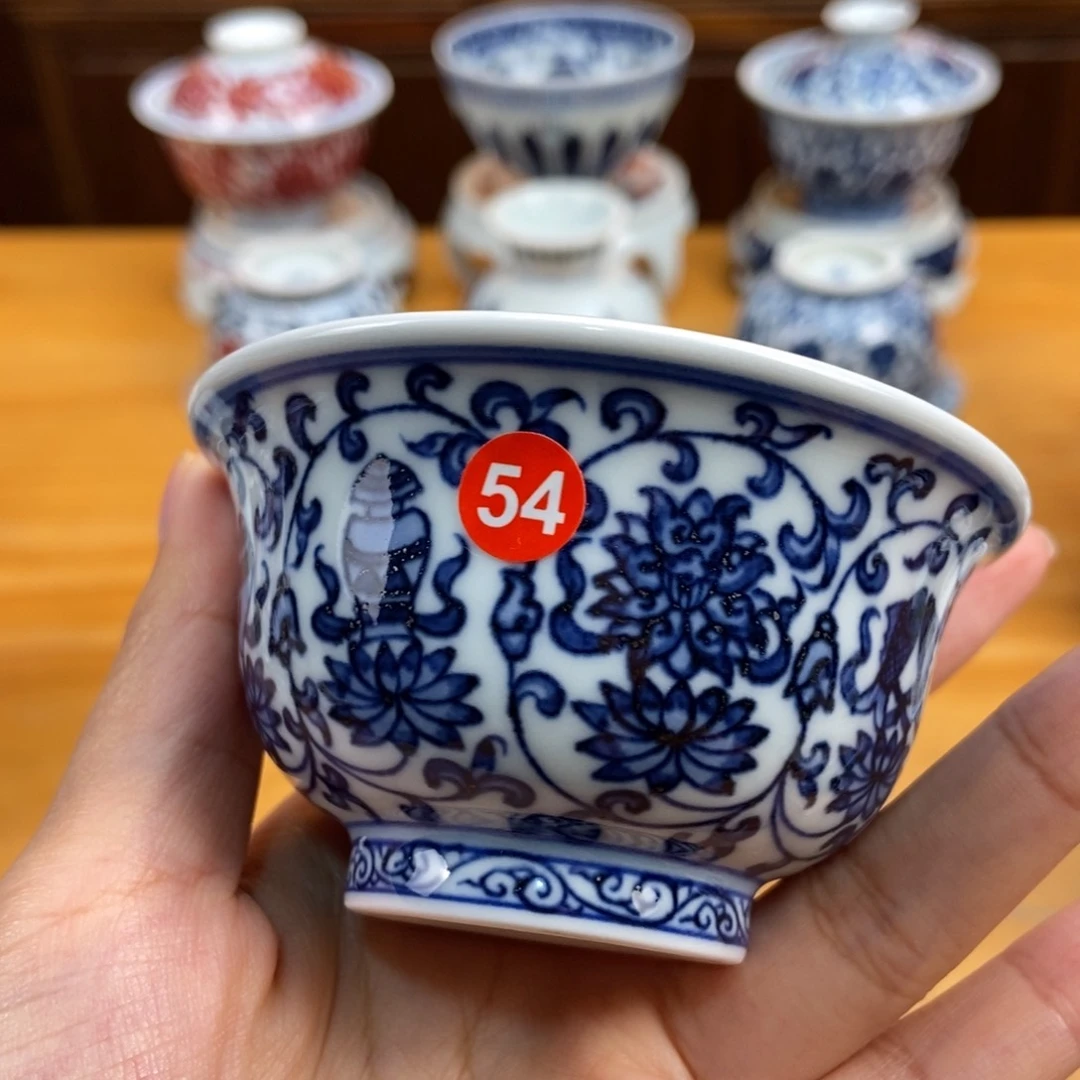 手绘现代茶具非古董