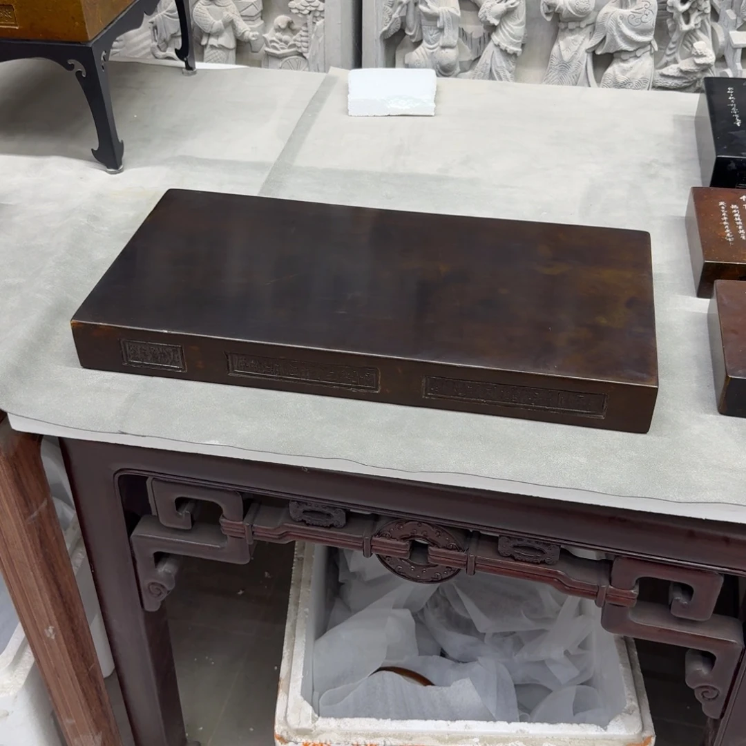 砖雕50-25 老料金砖 乌金色