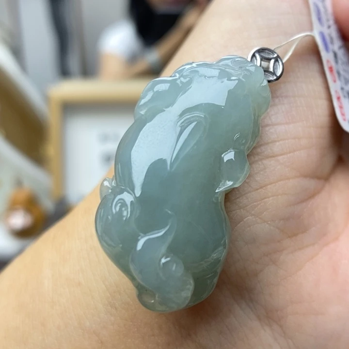 【闪购商品】颈饰18K金镶嵌翡翠34