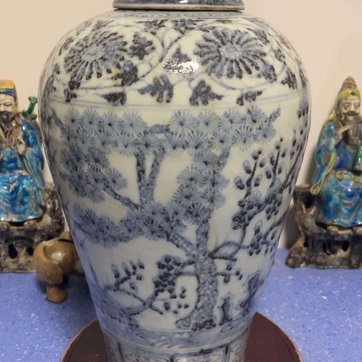 红***7陶当代青花瓷器精品