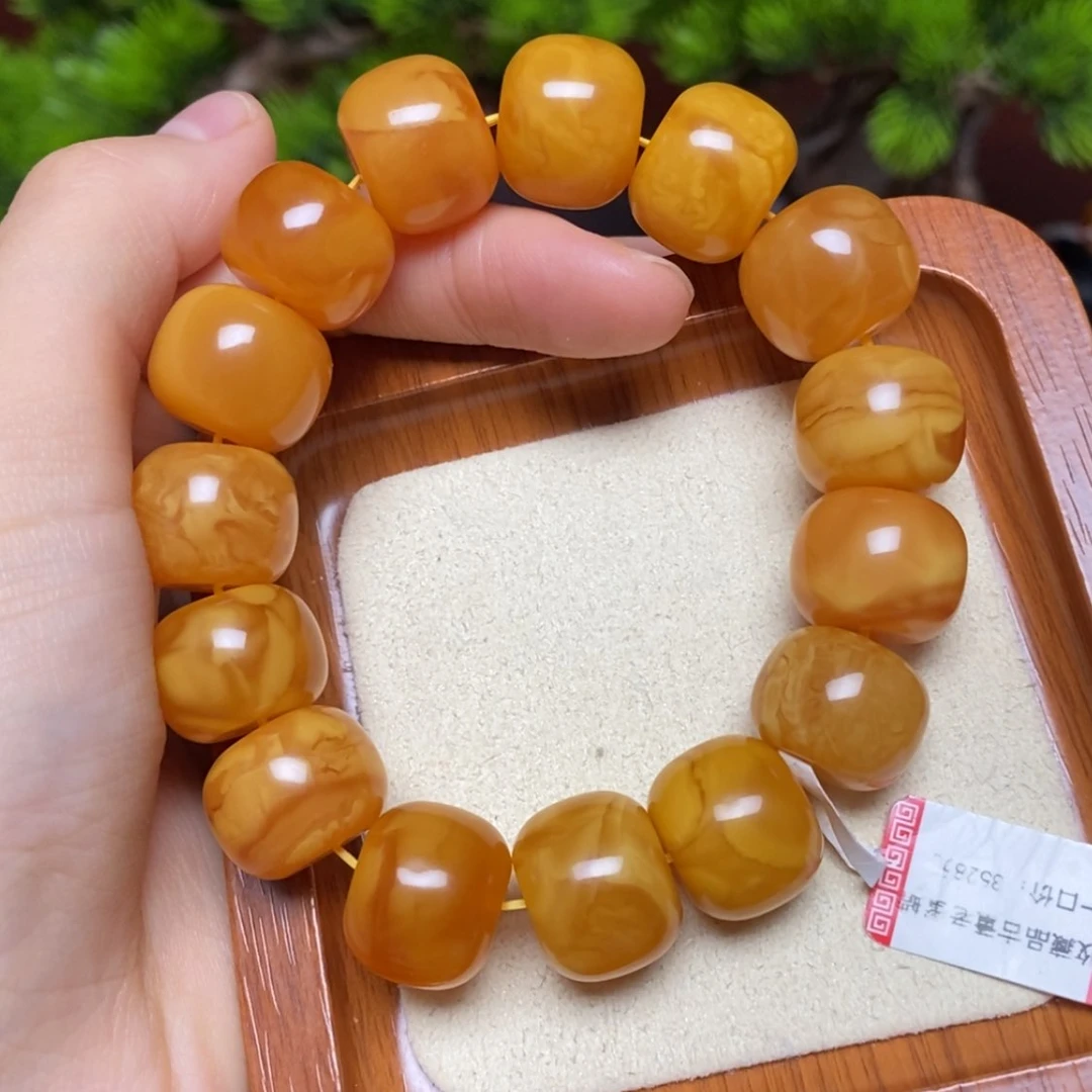 【闪购商品】未镶嵌蜜蜡手链手串