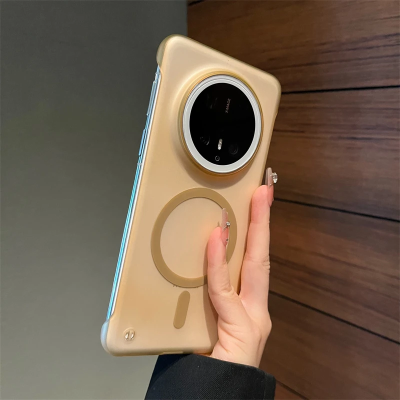 适用华为mate70pro+手机壳p80超薄冰雾磨砂无边框mate60pro男女款