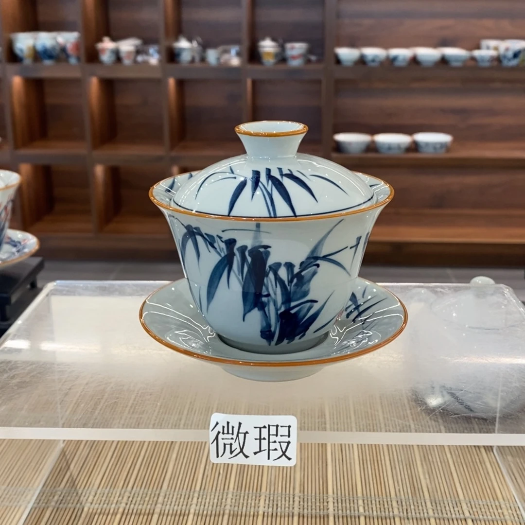 釉下彩手工绘制手工绘制