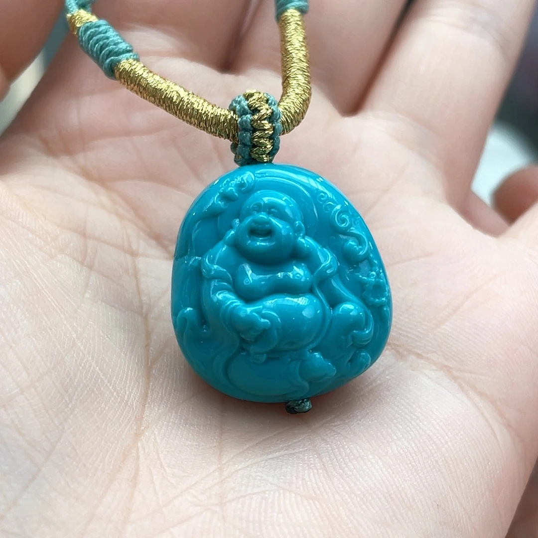 绿松石未镶嵌颈饰