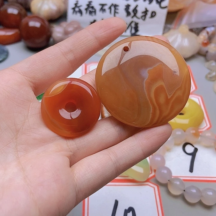 【闪购商品】未镶嵌玛瑙/玉髓珠宝半成品俊*
