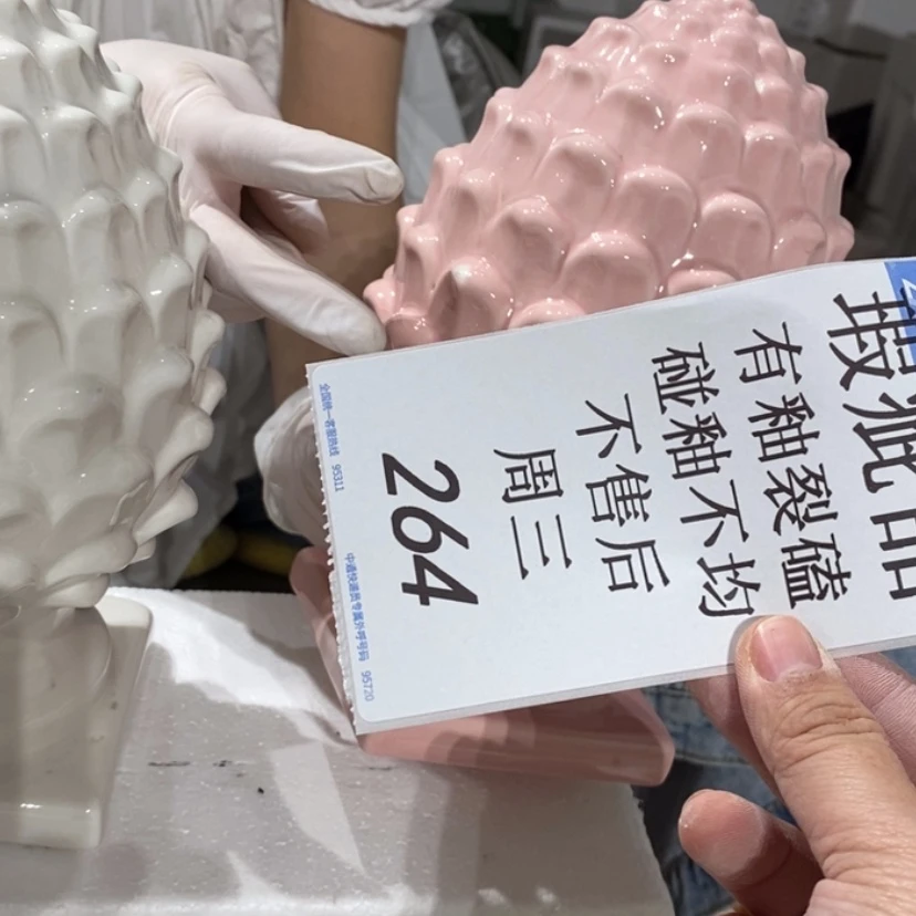 【闪购商品】摆件蝴****侍陶瓷摆件瑕疵特卖