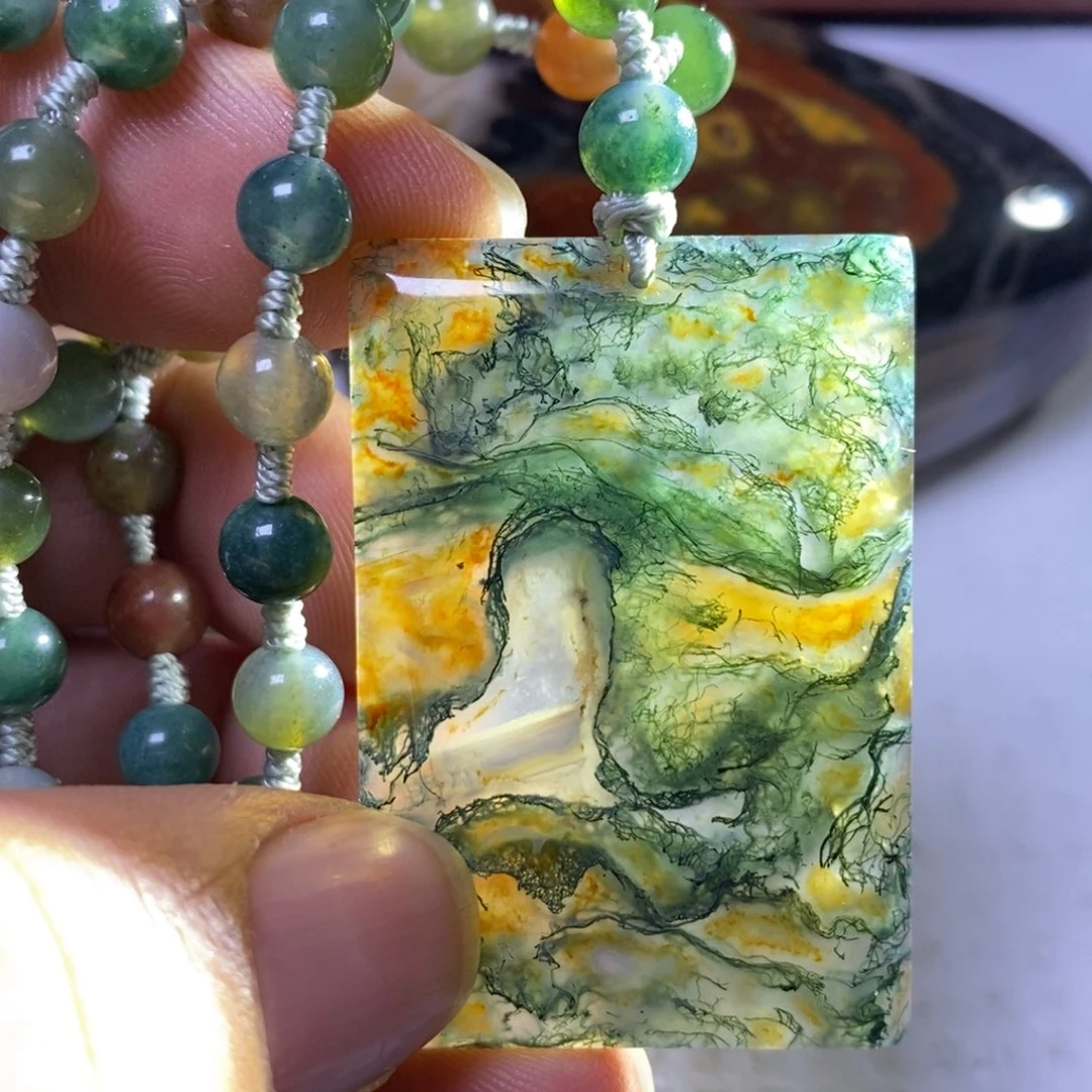 玛瑙/玉髓吊坠(赠链)未镶嵌灿**夏