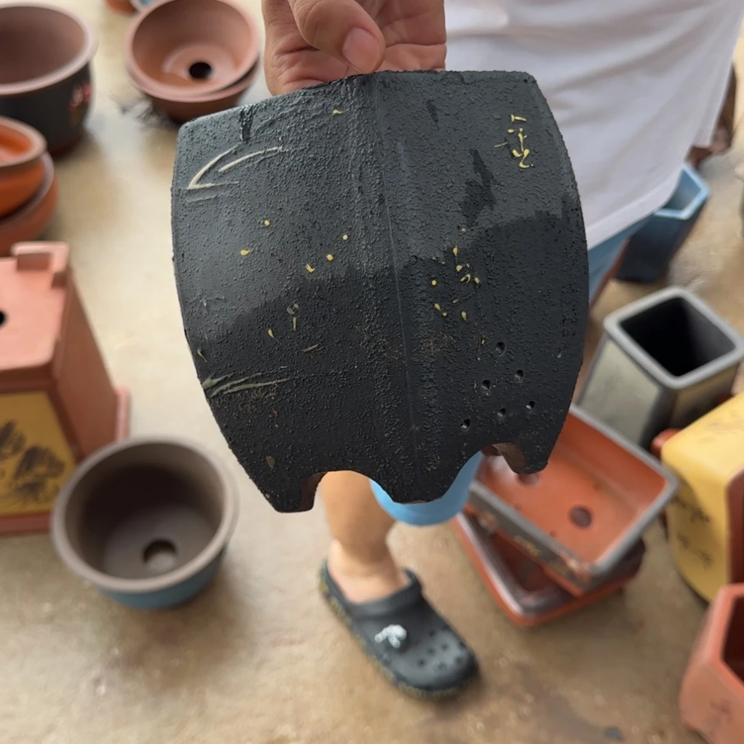 紫砂花盆瑕疵的问题