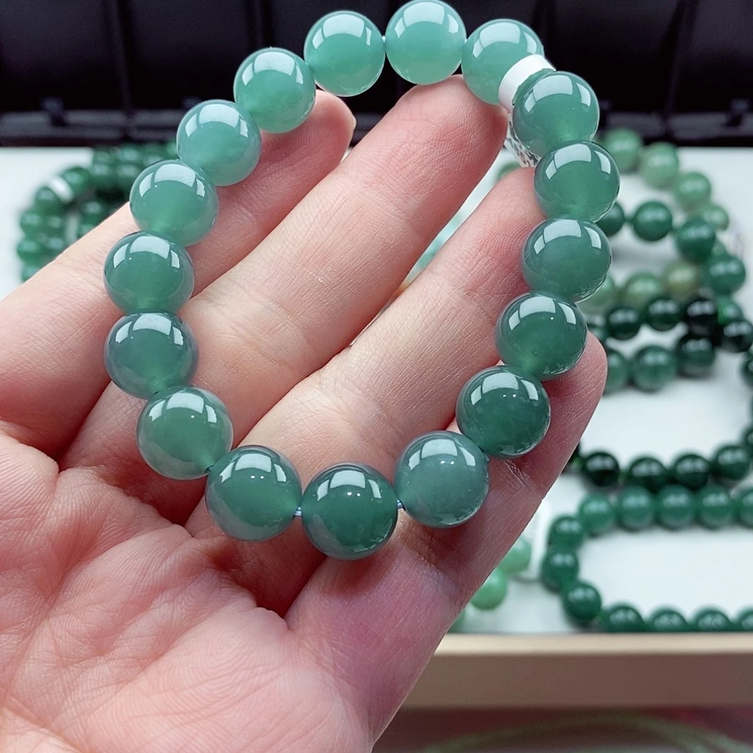 翡翠未镶嵌毛衣链