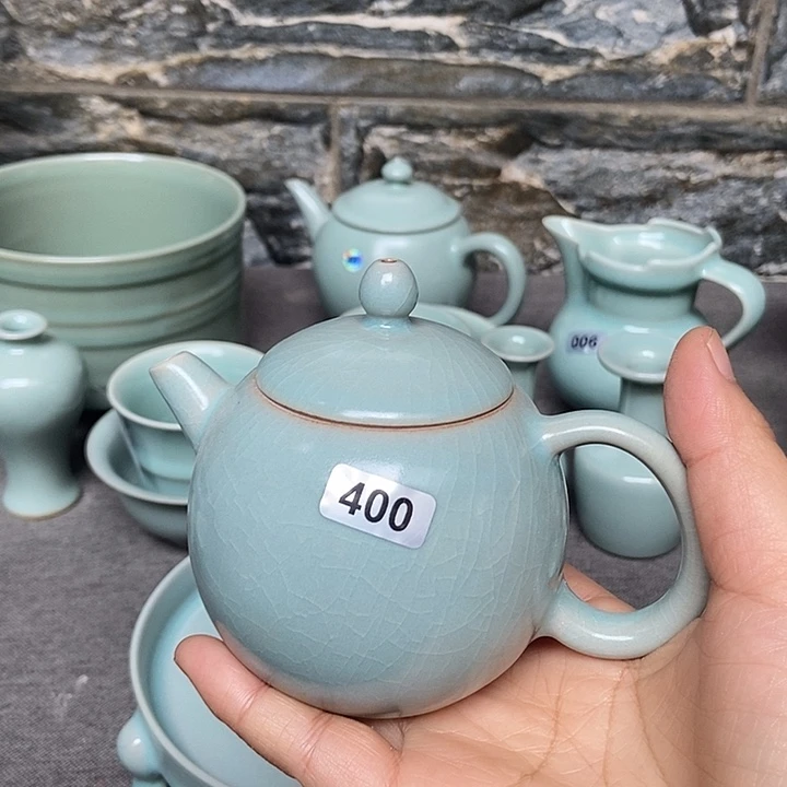 龙蛋壶原矿仿古釉