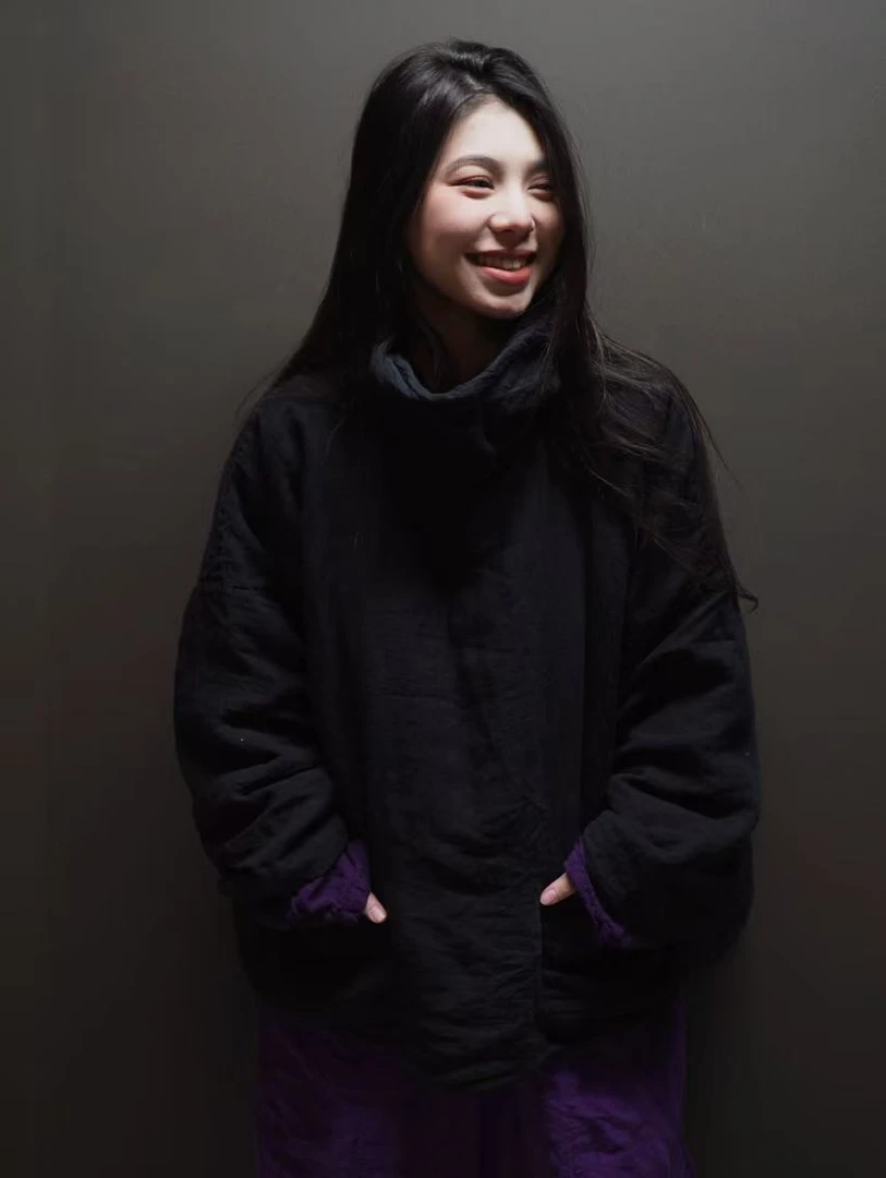 AS3553胭絮-新款冬季洋气加棉堆堆领套头上衣 百搭时尚