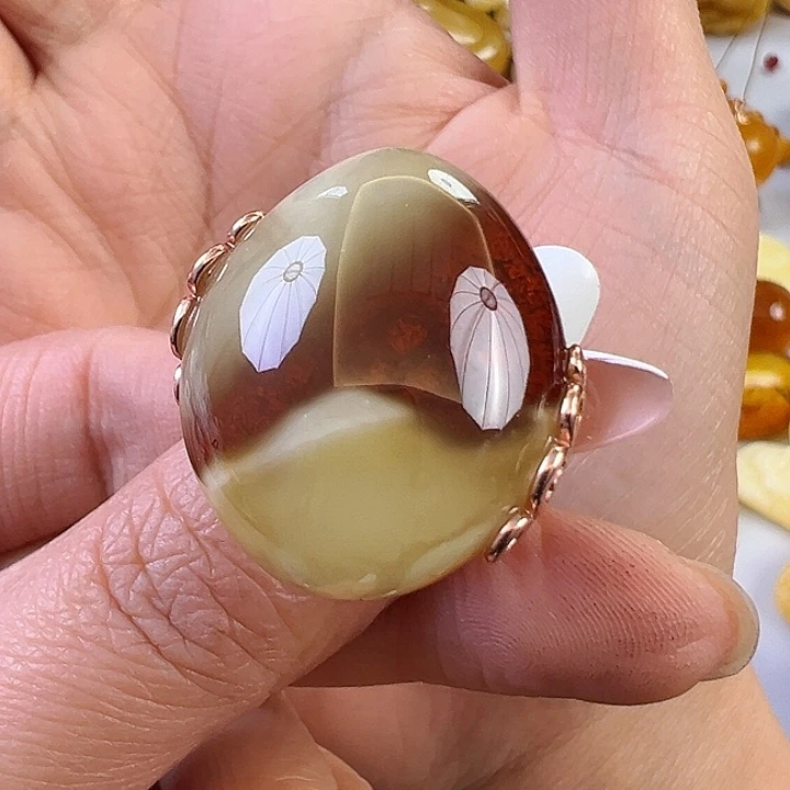 蜜蜡颈饰未镶嵌蜜蜡