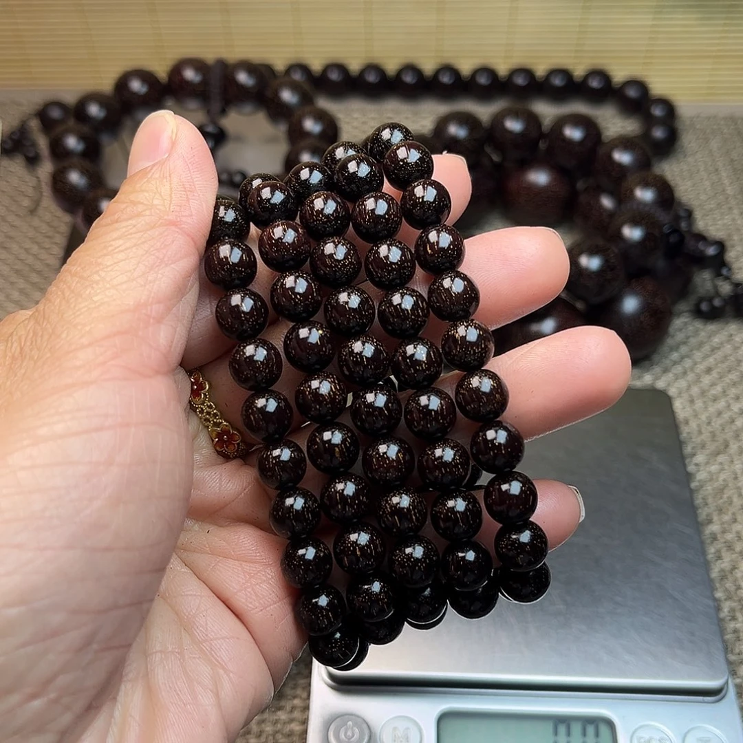 檀香紫檀（小叶紫檀）0.8 108颗 爆星