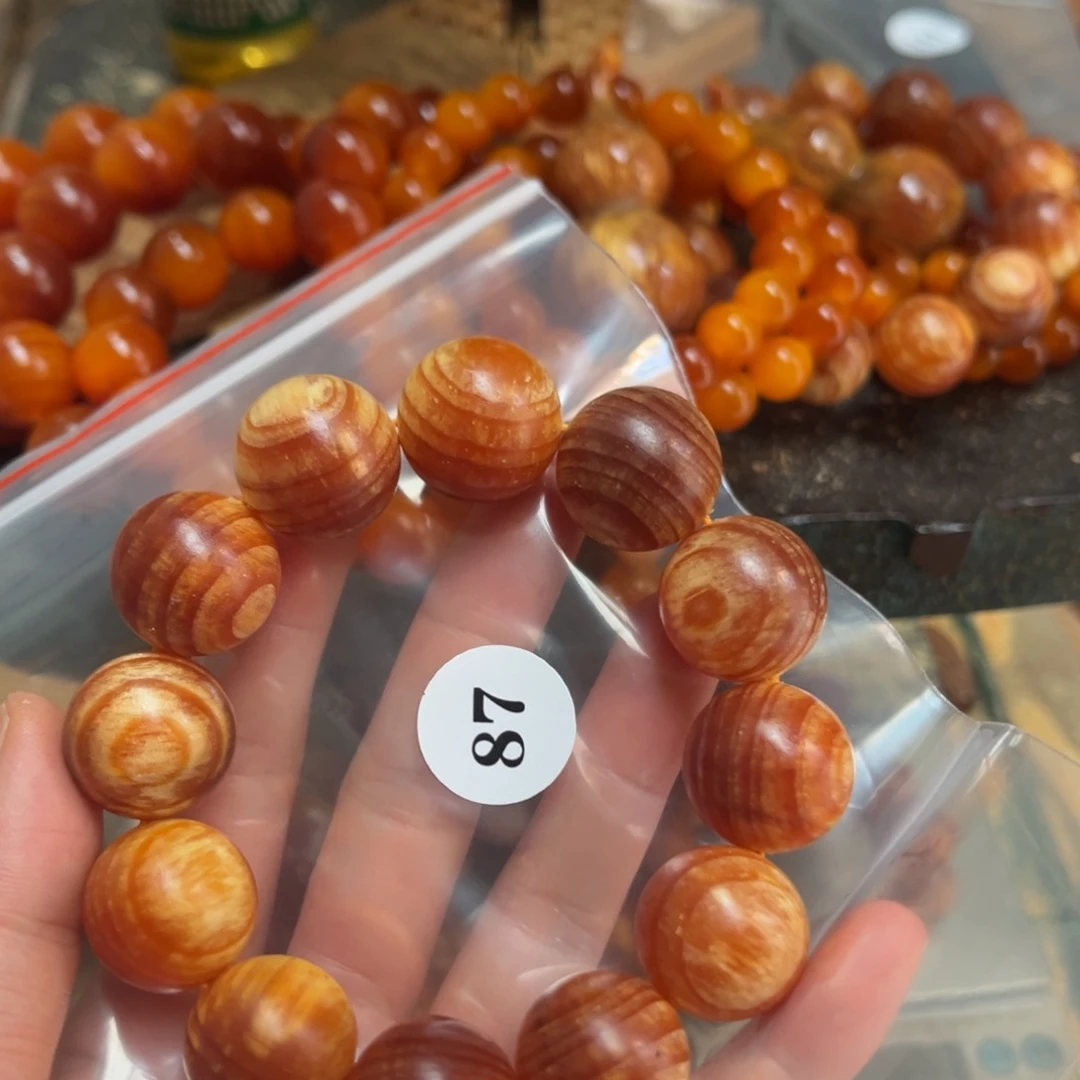 舒***哥松木（琥珀木）手串/手链87三通