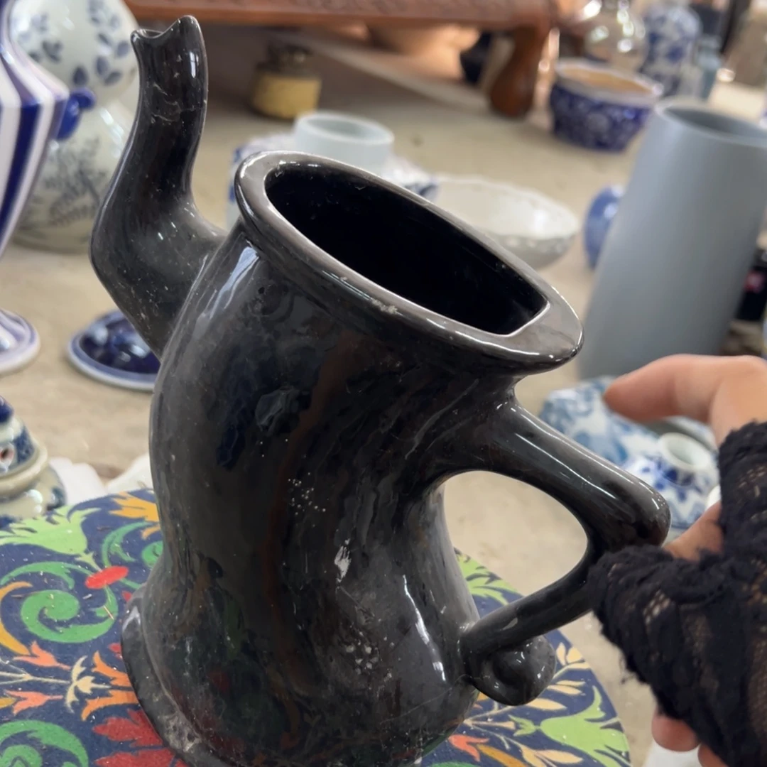 瓷片微瑕青花瓷器难得一漏