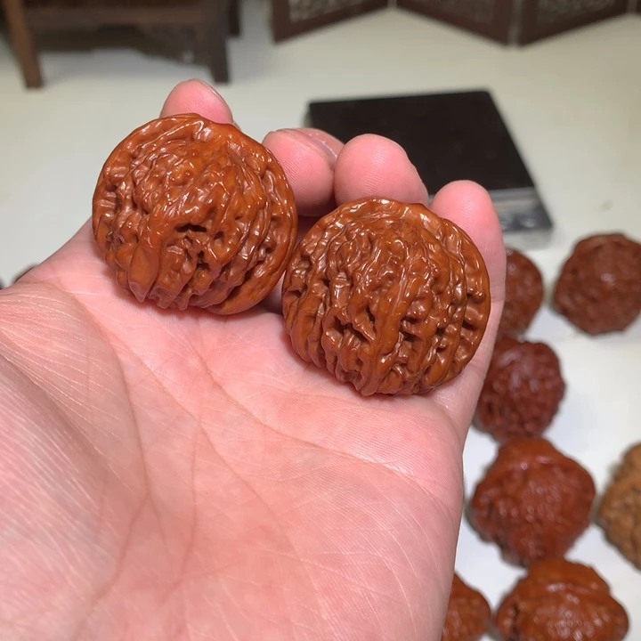 文玩核桃把件四座楼37.8