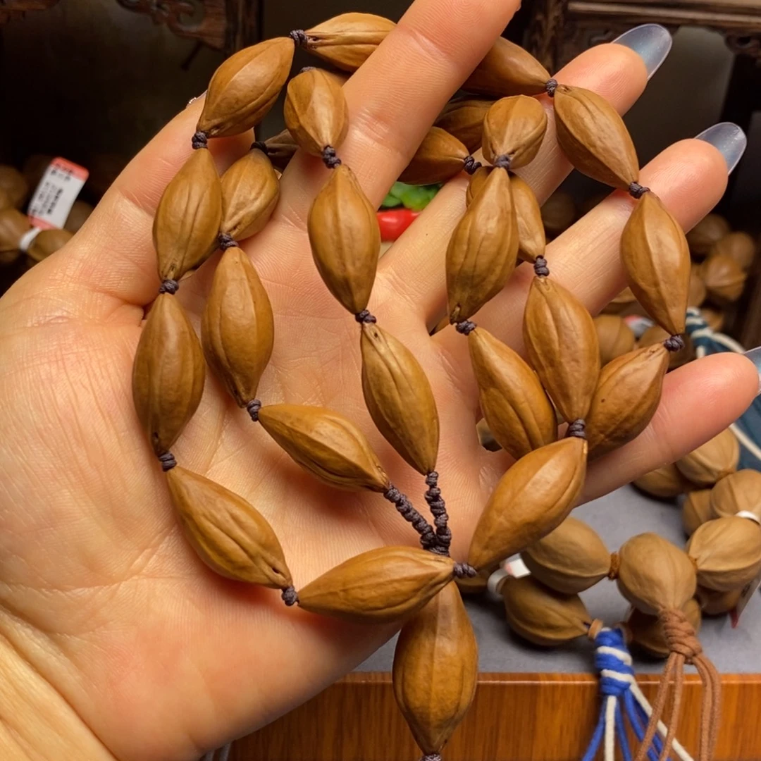 手串/手链橄榄核橄榄核柳叶核1.1脖挂27颗