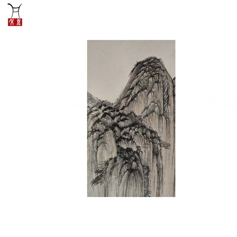 M1091山水立轴42x91/3.4平尺