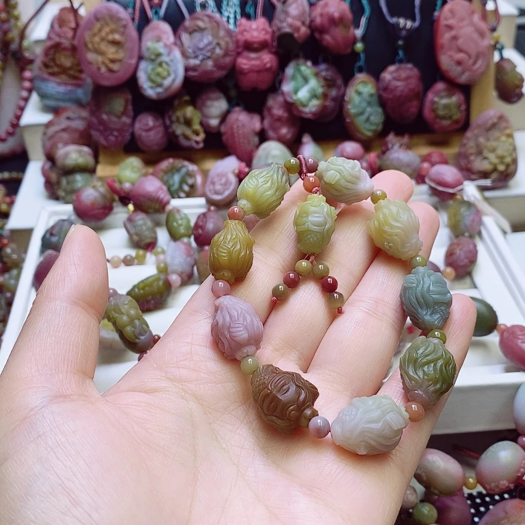 玛瑙/玉髓盐源玛瑙手链未镶嵌