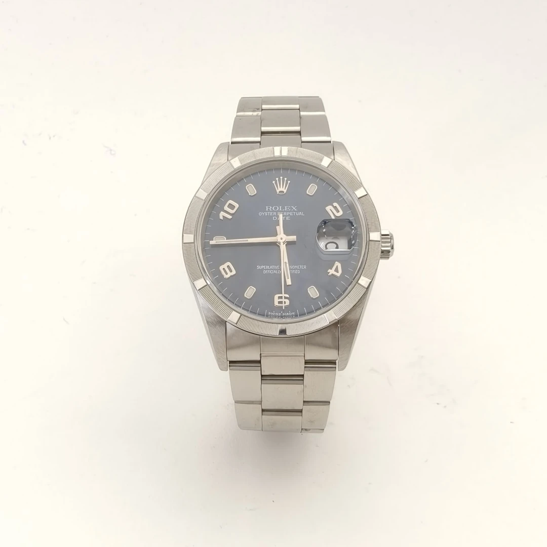 99新 Rolex/劳力士 小花6欢 劳力士日志型系列15210腕表34mm