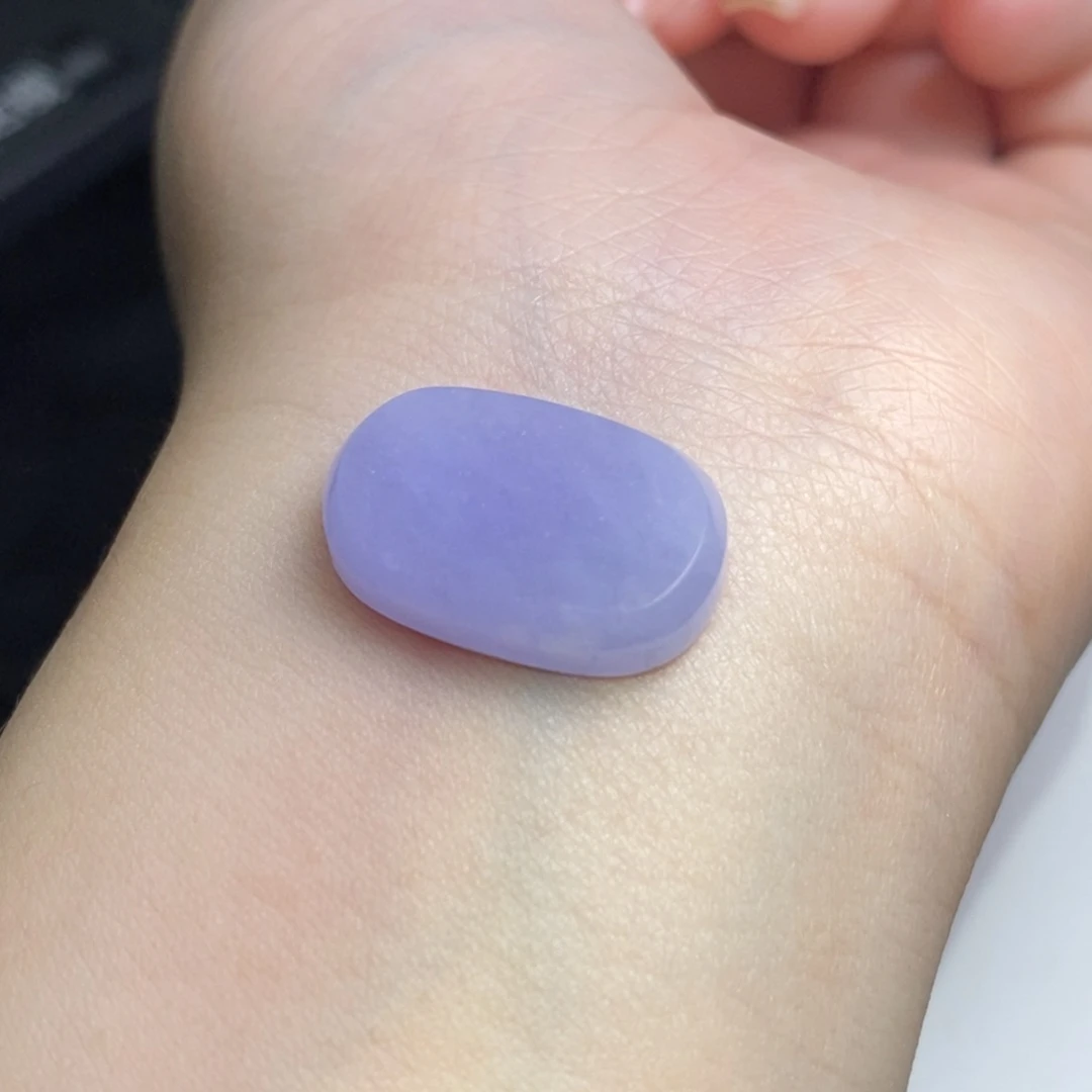 翡翠裸石冰紫方糖