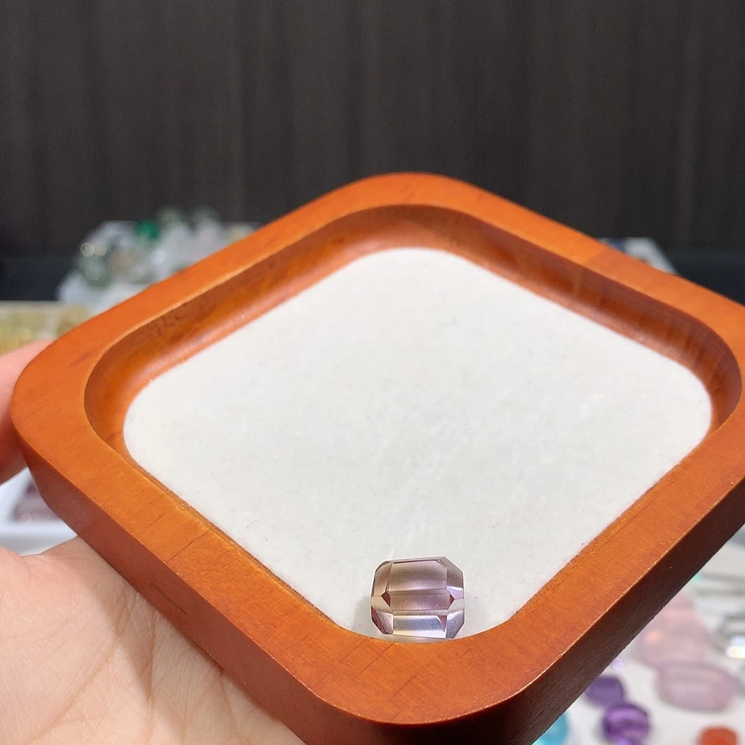 无非金属紫黄 晶随行打孔定制不退换