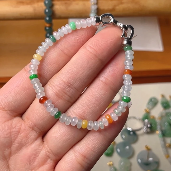 未镶嵌手链翡翠翡翠