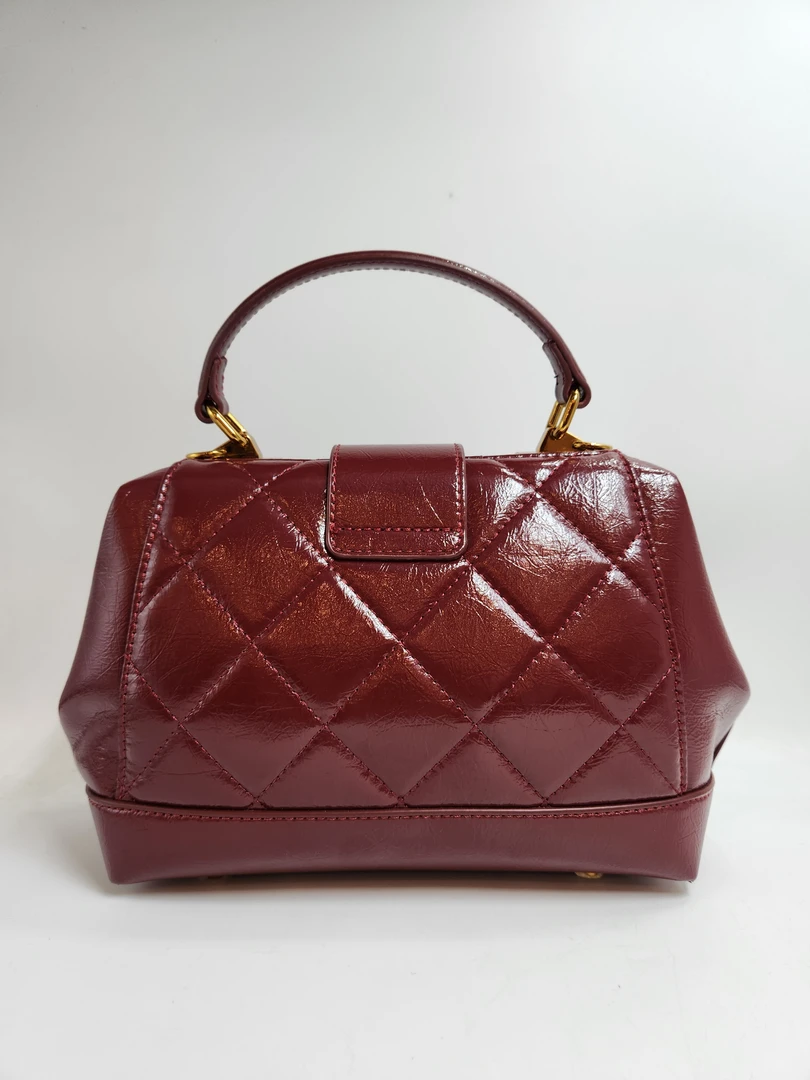 LQ-WITH-QUEEN真皮女包小贝壳红色-大号0275