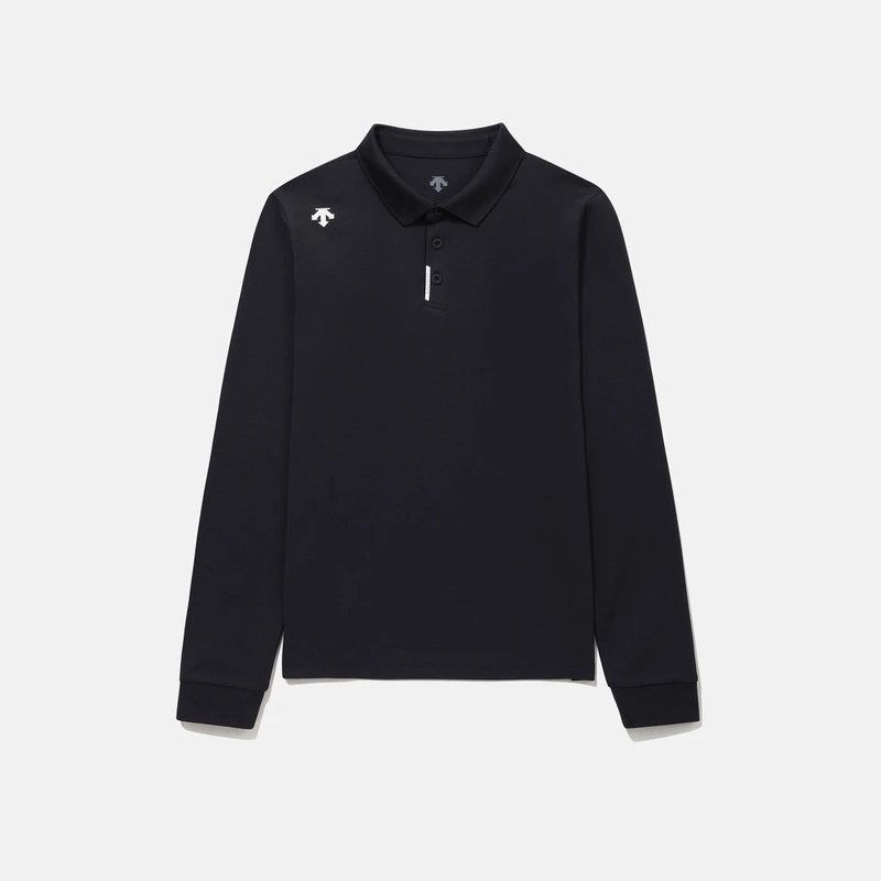 DESCENTE/迪桑特25款TOUGH面料吸汗速干长袖polo衫