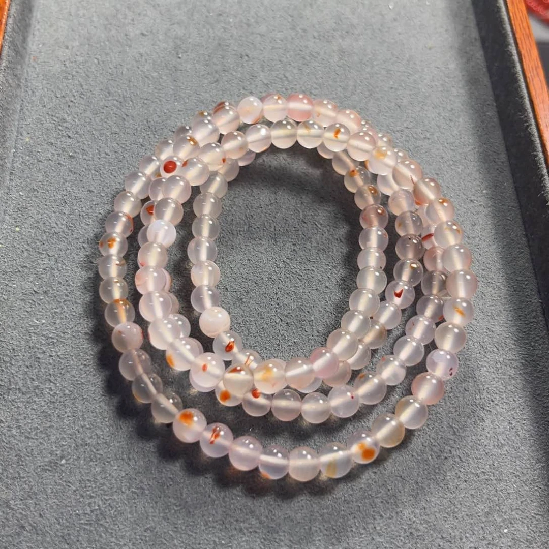 南红玛瑙多圈未镶嵌跃*