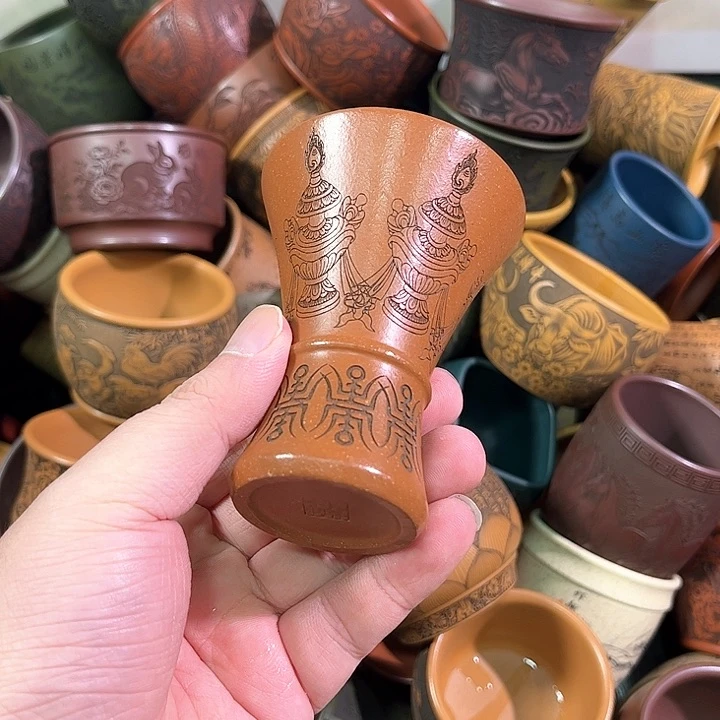 茶杯紫砂全手工紫砂主人杯