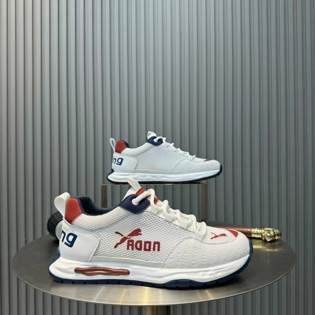 2025夏季新款男鞋纯色透气流苏防滑厚底舒适时尚休闲鞋镂空百搭