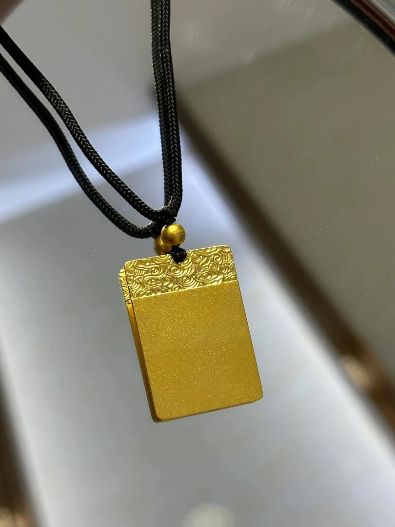 【直播专属】足金 999一帆风顺无事牌吊坠（QIC质检+证书+礼盒）