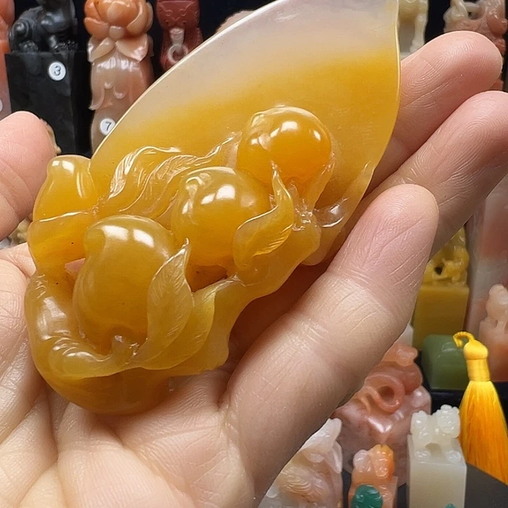 寿山石印石寿山石手工雕刻