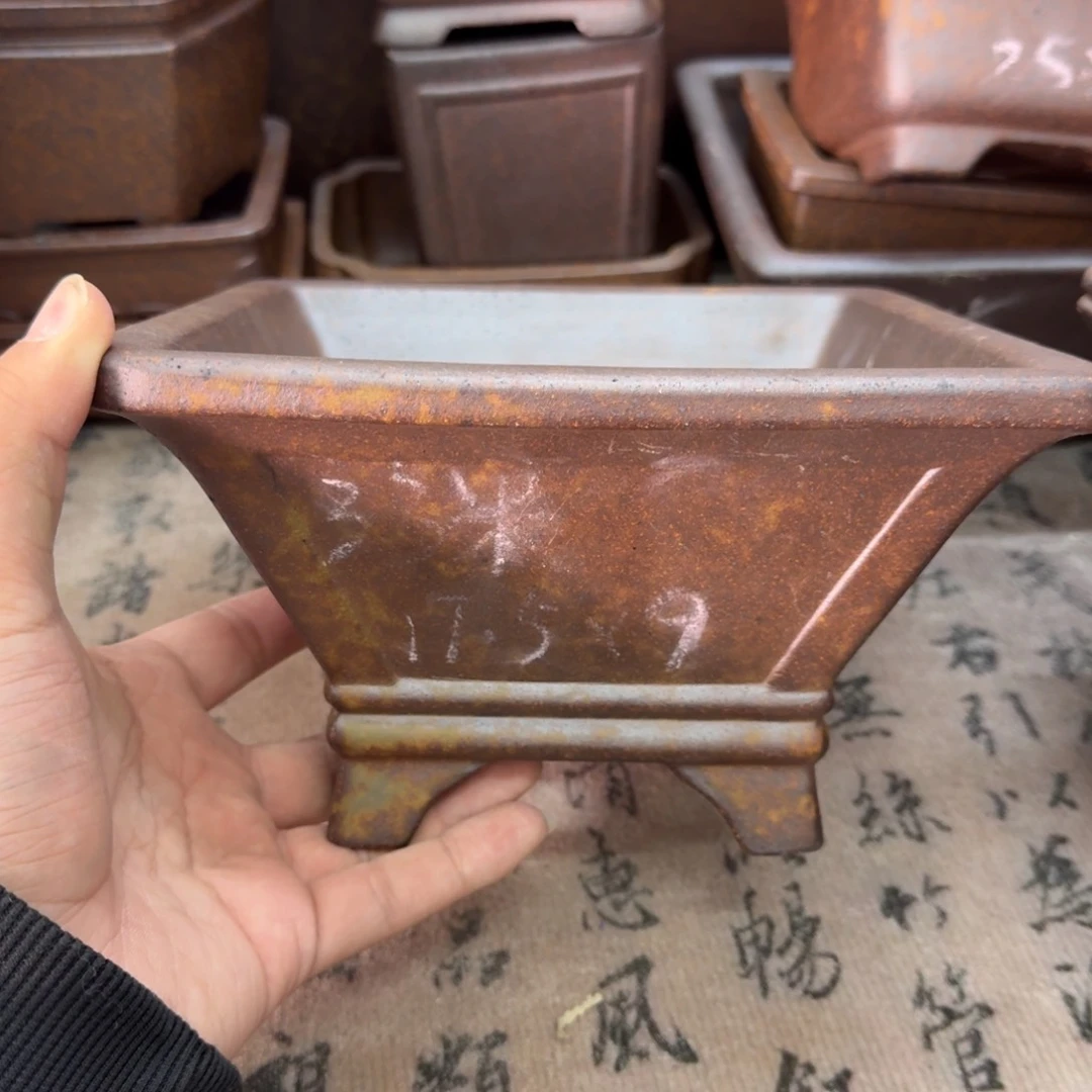 紫砂花盆22号宜兴紫砂正品17.5x9