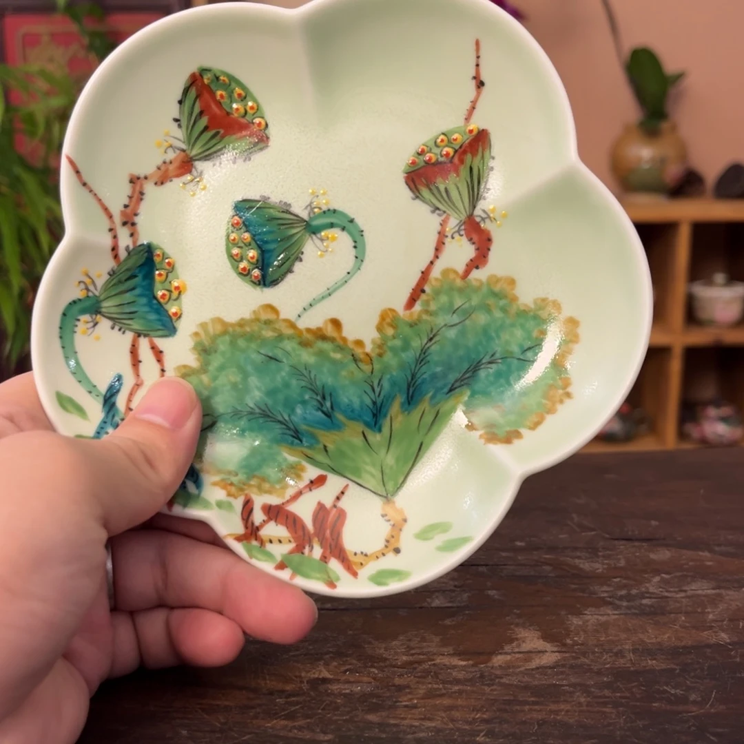 柴烧手工手绘陶瓷