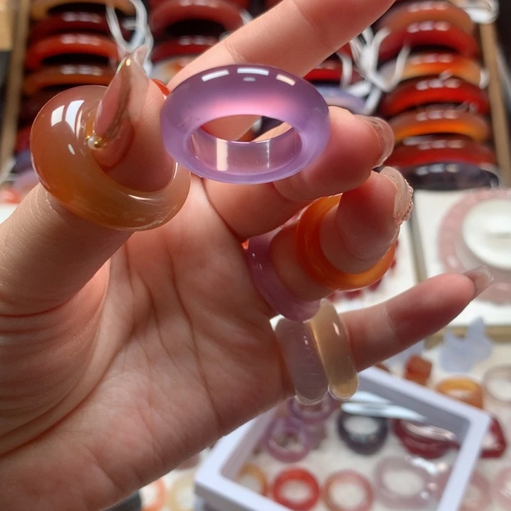 玛瑙/玉髓手镯未镶嵌一*叶