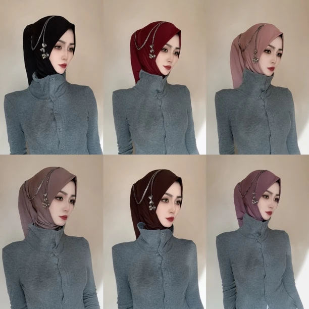 设计感手工头套（送珍珠针）