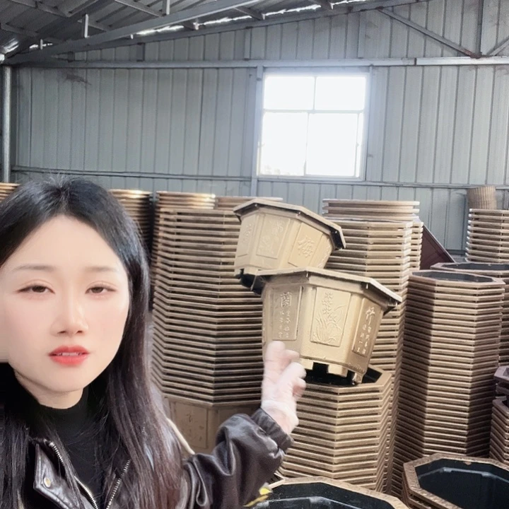 八角50花盆一个有孔