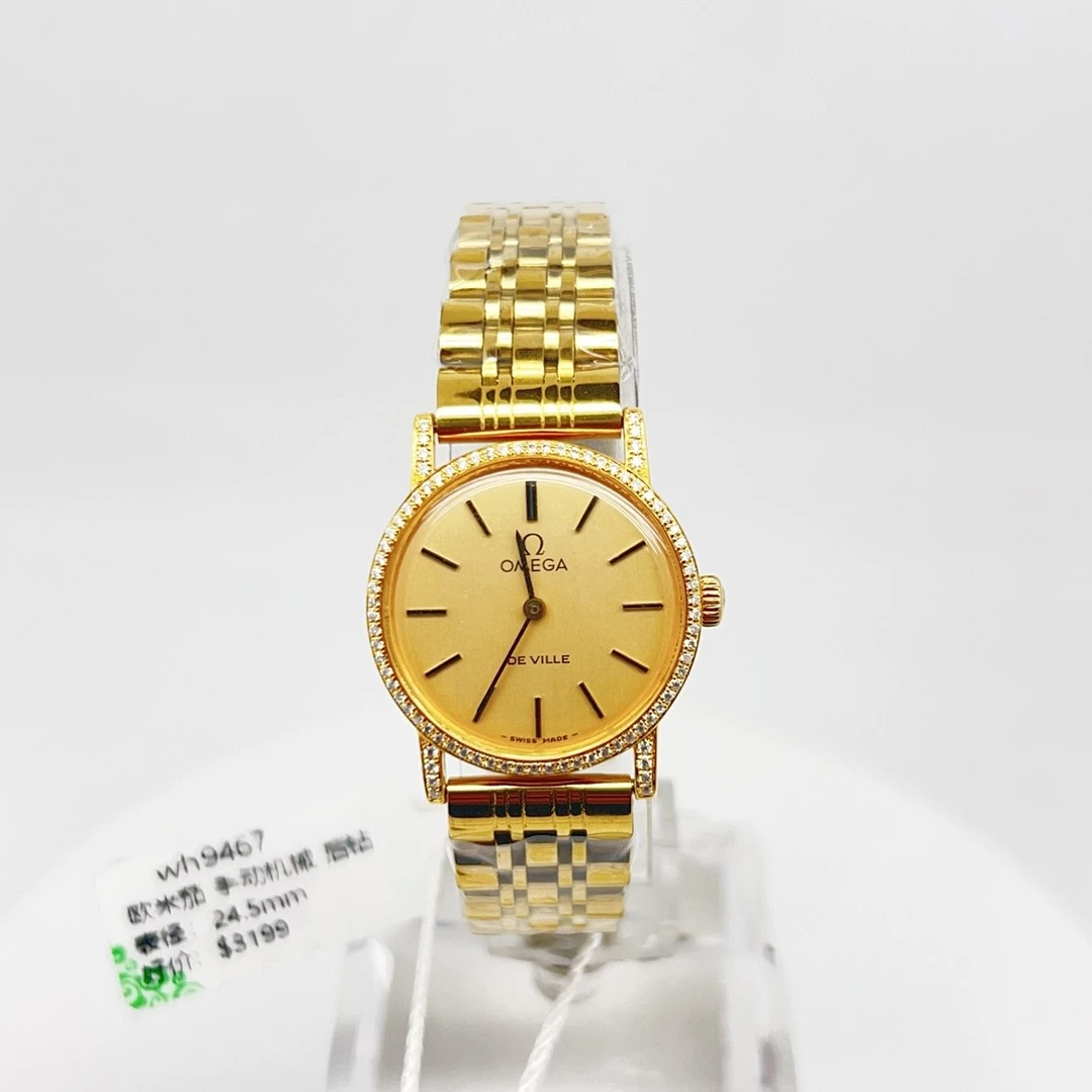 95新 Omega/欧米茄 手动机械表后钻24.5mm/公价32999/wh9467