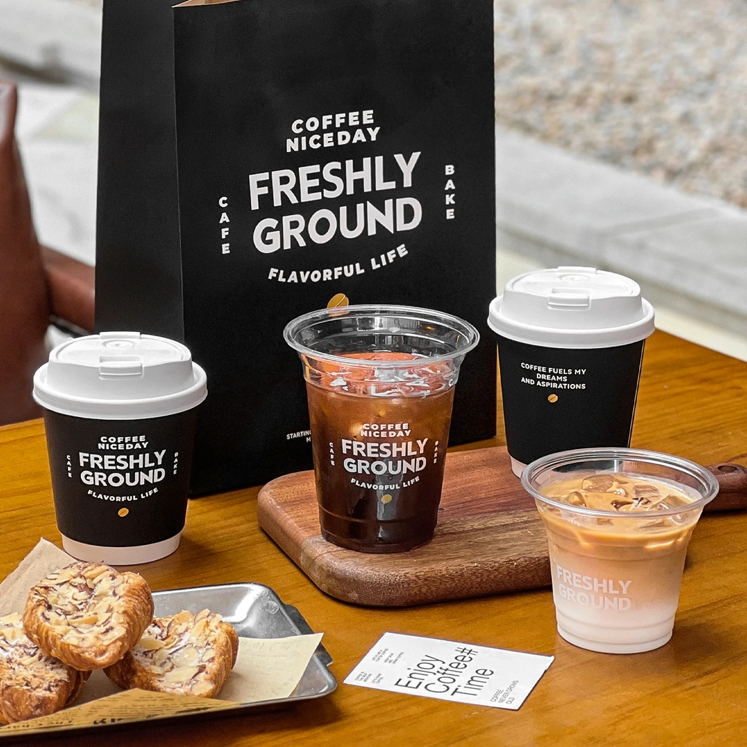 咖啡杯子一次性pet冷饮杯纸杯奶茶冷饮外带打包带盖商用定制logo