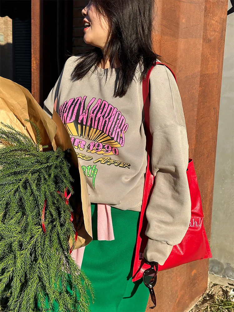 卫衣1990/胖mm大码 日常好搭配的休闲减龄圆领卫衣