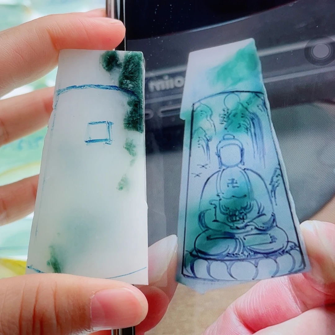 定制翡翠未镶嵌天然缅甸翡翠A货