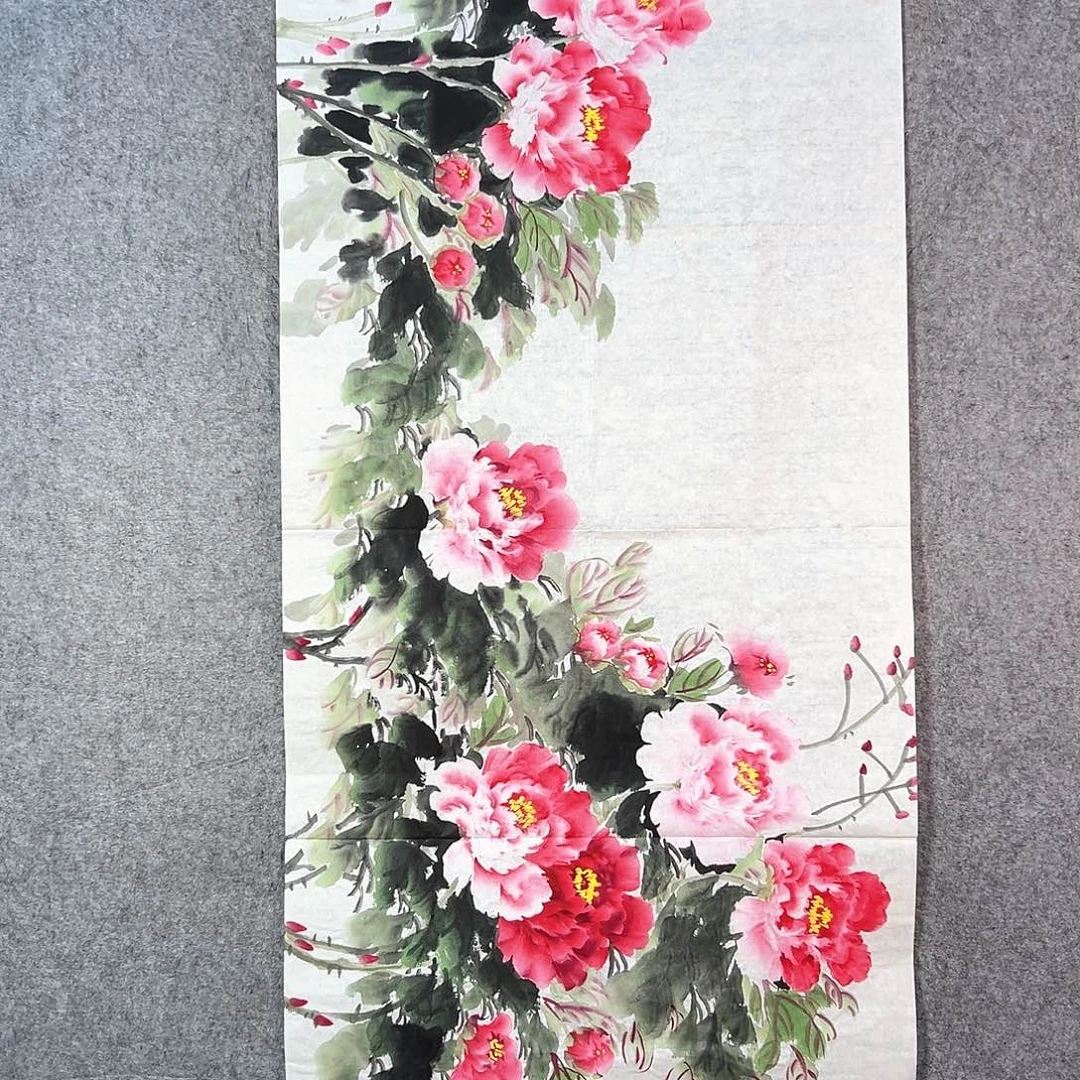 国画644 牡丹花盛开时最美丽