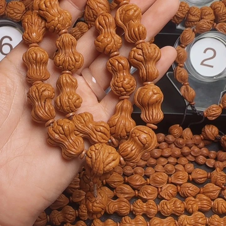 桃核手串龙纹桃核