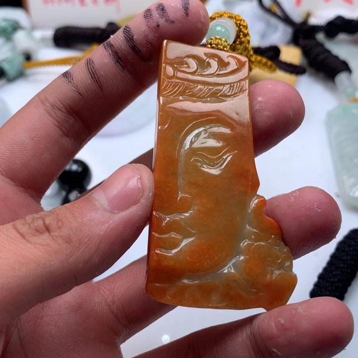 颈饰未镶嵌翡翠保真天然a货翡翠